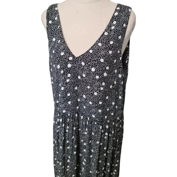 Decjuba Size 10 Sleeveless Maxi Dress With Pockets Relaxed Fit V Neck - Picture 5 of 9